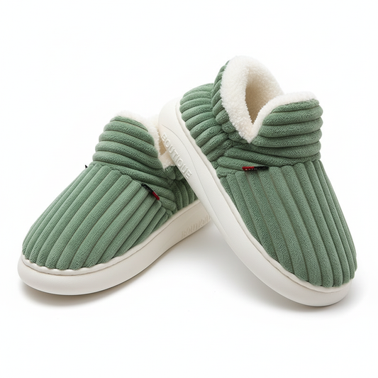 Evshine Soft Sole Slippers For Women Winter Fashion Women Fur Slippers Fuzzy Plush Men Slippers Warm Furry Women Cotton Shoes